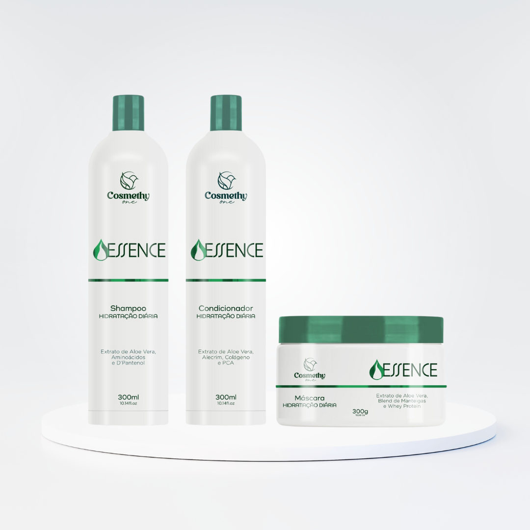 Kit Home Care Essence (Shampoo, Condicionador e Máscara de Hidratação)