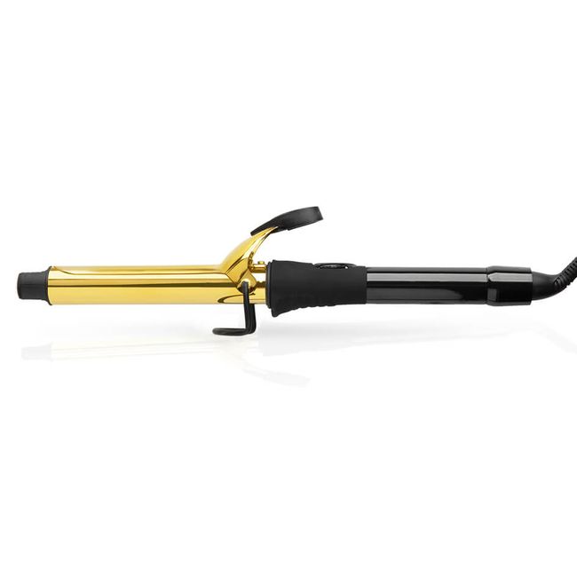 Modelador De Cachos MQ Profissional Gold Titanium Com Pinça 25mm